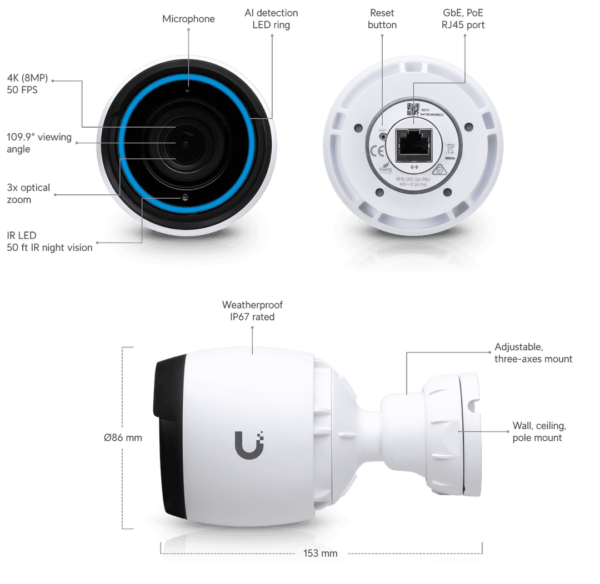 Ubiquiti UniFi Protect G4 Pro Camera - Image 3